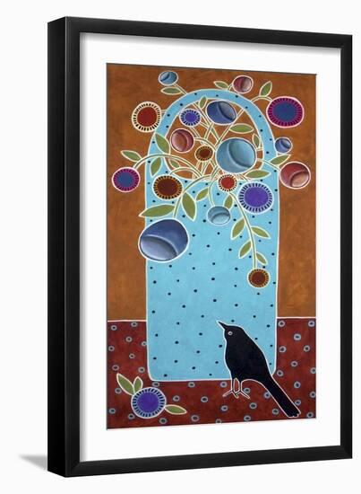 Basket & Bird-Karla Gerard-Framed Premium Giclee Print