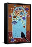 Basket & Bird-Karla Gerard-Framed Stretched Canvas