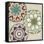 Basket Motif I-June Erica Vess-Framed Stretched Canvas