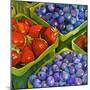 Basket o' Berries-Terri Hill-Mounted Giclee Print