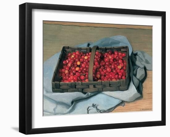 Basket of Cherries, 1921-Félix Vallotton-Framed Giclee Print