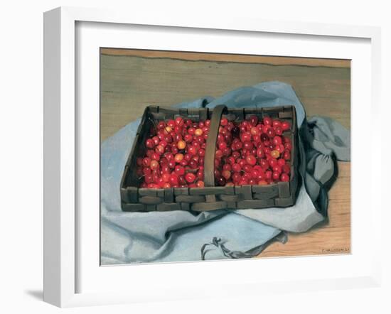 Basket of Cherries, 1921-Félix Vallotton-Framed Giclee Print