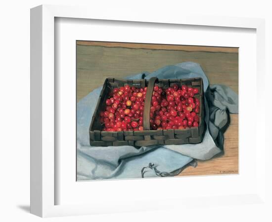 Basket of Cherries, 1921-Félix Vallotton-Framed Giclee Print