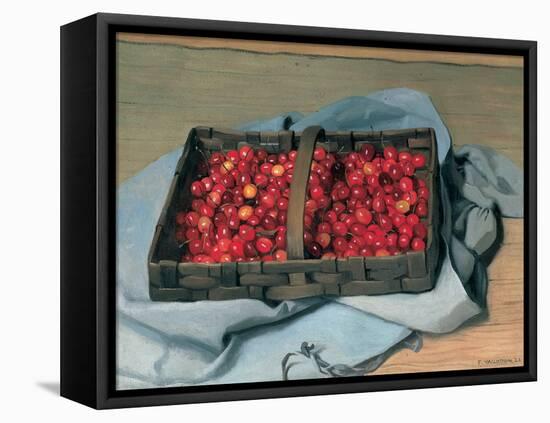 Basket of Cherries, 1921-Félix Vallotton-Framed Stretched Canvas