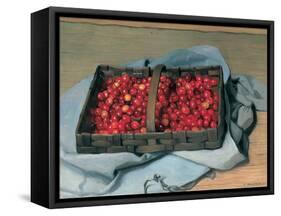 Basket of Cherries, 1921-Félix Vallotton-Framed Stretched Canvas