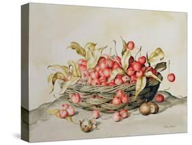 Basket of Cherries, 1998-Amelia Kleiser-Stretched Canvas