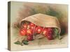 Basket of Cherries, Christmas Card-null-Stretched Canvas
