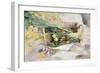 Basket of Dried Flowers-Claire Spencer-Framed Giclee Print