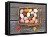 Basket of Eggs-null-Framed Stretched Canvas