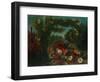 Basket of Flowers, 1848-49-Eugene Delacroix-Framed Giclee Print