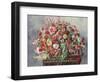 Basket of Flowers, 1890-Pierre-Auguste Renoir-Framed Giclee Print