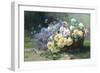 Basket of Flowers-Albert Tibulle de Furcy Lavault-Framed Giclee Print