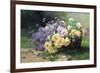 Basket of Flowers-Albert Tibule Furcy de Lavault-Framed Giclee Print