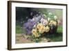 Basket of Flowers-Albert Tibule Furcy de Lavault-Framed Giclee Print