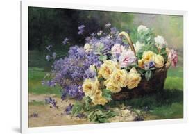 Basket of Flowers-Albert Tibule Furcy de Lavault-Framed Giclee Print