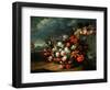 Basket of Flowers-Jean-Baptiste Monnoyer-Framed Giclee Print