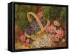 Basket of Flowers-George Clare-Framed Stretched Canvas