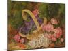 Basket of Flowers-George Clare-Mounted Giclee Print