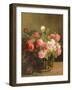 Basket of Flowers-Hans Looscher-Framed Giclee Print