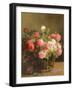 Basket of Flowers-Hans Looscher-Framed Giclee Print