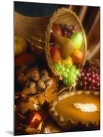 Basket of Fruit and Pumpkin Pie-Tracey Thompson-Mounted Photographic Print