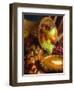 Basket of Fruit and Pumpkin Pie-Tracey Thompson-Framed Photographic Print