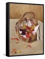 Basket of Fruit-Caroline Hervey-Bathurst-Framed Stretched Canvas