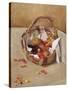 Basket of Fruit-Caroline Hervey-Bathurst-Stretched Canvas