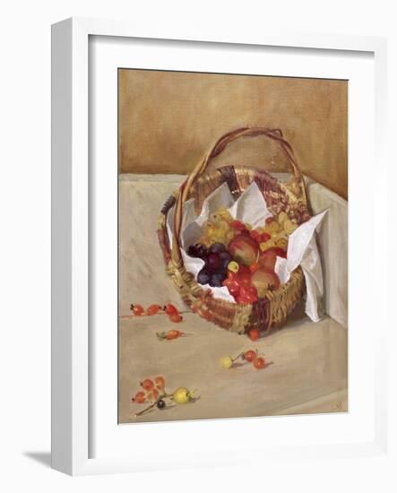 Basket of Fruit-Caroline Hervey-Bathurst-Framed Giclee Print