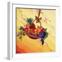 Basket of Fruit-null-Framed Art Print