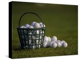 Basket of Golf Balls-null-Stretched Canvas