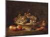 Basket of Grapes, 1765-Jean-Baptiste Simeon Chardin-Mounted Giclee Print