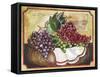 Basket of Grapes-Jennifer Garant-Framed Stretched Canvas