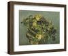 Basket of Pansies on a Small Table, 1887-Vincent van Gogh-Framed Premium Giclee Print