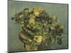 Basket of Pansies on a Small Table, 1887-Vincent van Gogh-Mounted Premium Giclee Print
