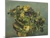 Basket of Pansies on a Small Table, 1887-Vincent van Gogh-Mounted Giclee Print