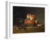 Basket of Peaches-Jean-Baptiste Simeon Chardin-Framed Giclee Print