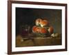 Basket of Peaches-Jean-Baptiste Simeon Chardin-Framed Giclee Print