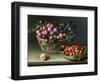 Basket of Plums and Basket of Strawberries, 1632-Louise Moillon-Framed Premium Giclee Print