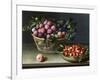 Basket of Plums and Basket of Strawberries, 1632-Louise Moillon-Framed Giclee Print