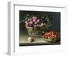 Basket of Plums and Basket of Strawberries, 1632-Louise Moillon-Framed Giclee Print