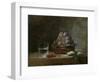 Basket of Plums-Jean-Baptiste Simeon Chardin-Framed Giclee Print