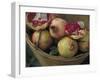 Basket of Pomegranate, Oaxaca, Mexico-Judith Haden-Framed Photographic Print