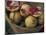 Basket of Pomegranate, Oaxaca, Mexico-Judith Haden-Mounted Photographic Print