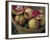 Basket of Pomegranate, Oaxaca, Mexico-Judith Haden-Framed Photographic Print