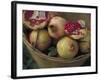 Basket of Pomegranate, Oaxaca, Mexico-Judith Haden-Framed Photographic Print