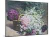 Basket of Romantic Flowers-Pierre Bourgogne-Mounted Giclee Print