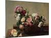 Basket of Roses, 1880-Henri Fantin-Latour-Mounted Giclee Print