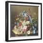 Basket of Summer Flowers-Elie Robin-Framed Giclee Print