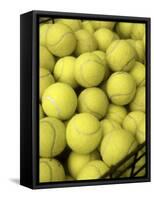 Basket of Tennis Balls-null-Framed Stretched Canvas